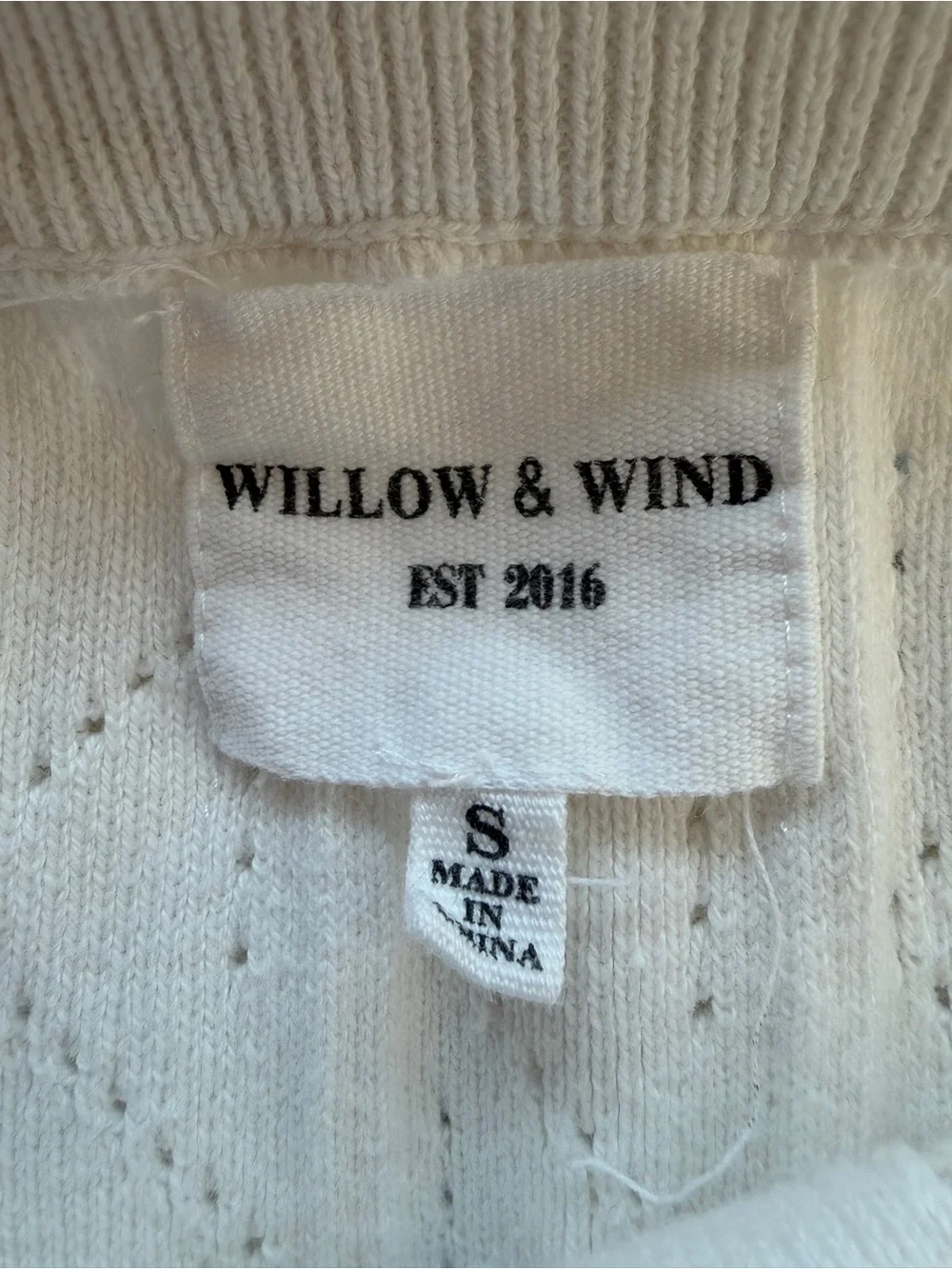 Willow & Wind Knit Pleated Skirt Size Small Nautical Coastal Preppy Country Club